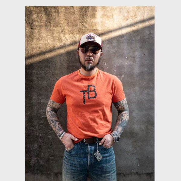 TRAD BAND VINTAGE TEE Year of the Snake Limited Edition Two tone American Retro Men's