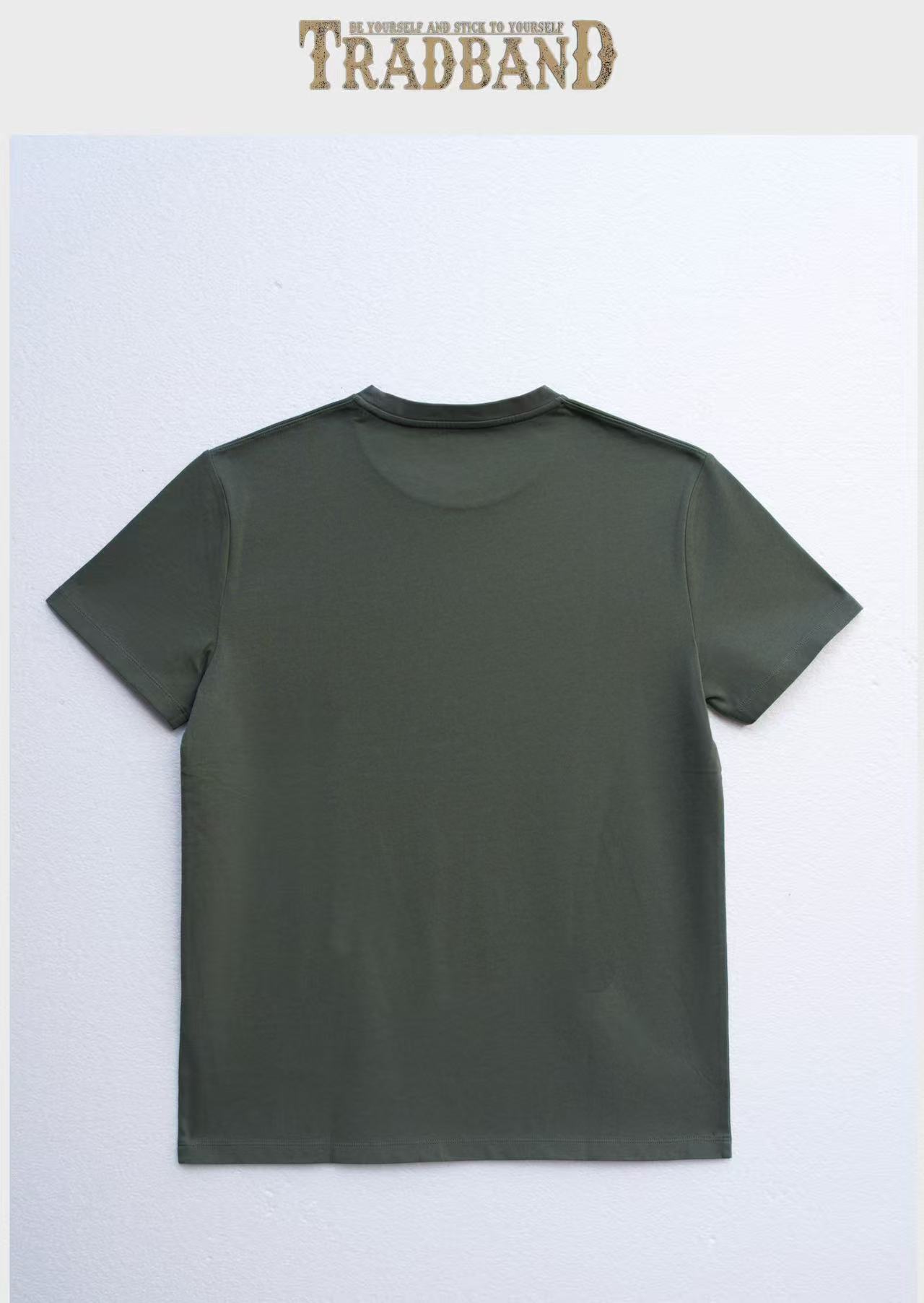 TRAD BAND VINTAGE TEE Eagle Grab Gold Coin Double Color American Retro Men's Summer Round Neck Pure Cotton - Image 14