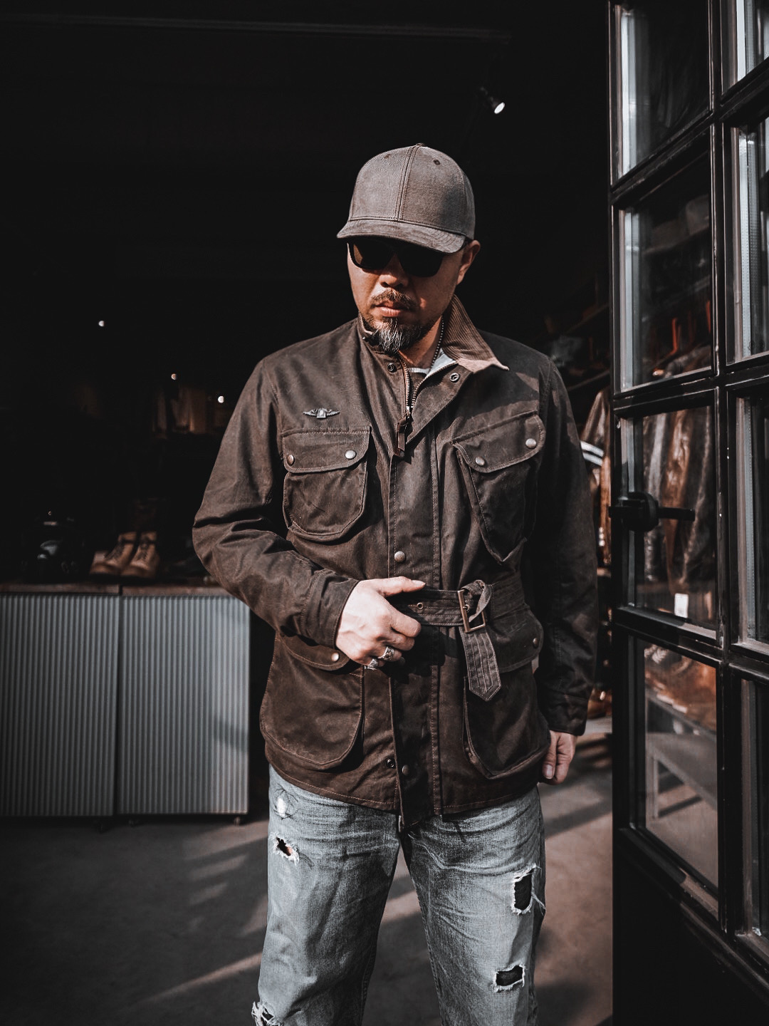 TRAD BAND VINTAGE CAP hat oil wax coating