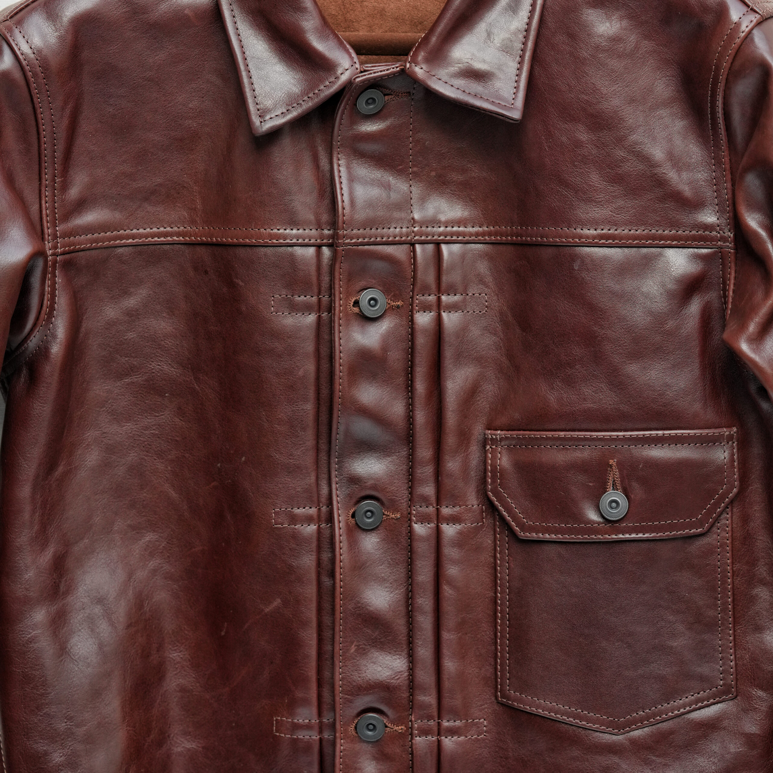 TRAD BAND 506 vintage leather jacket - Image 6