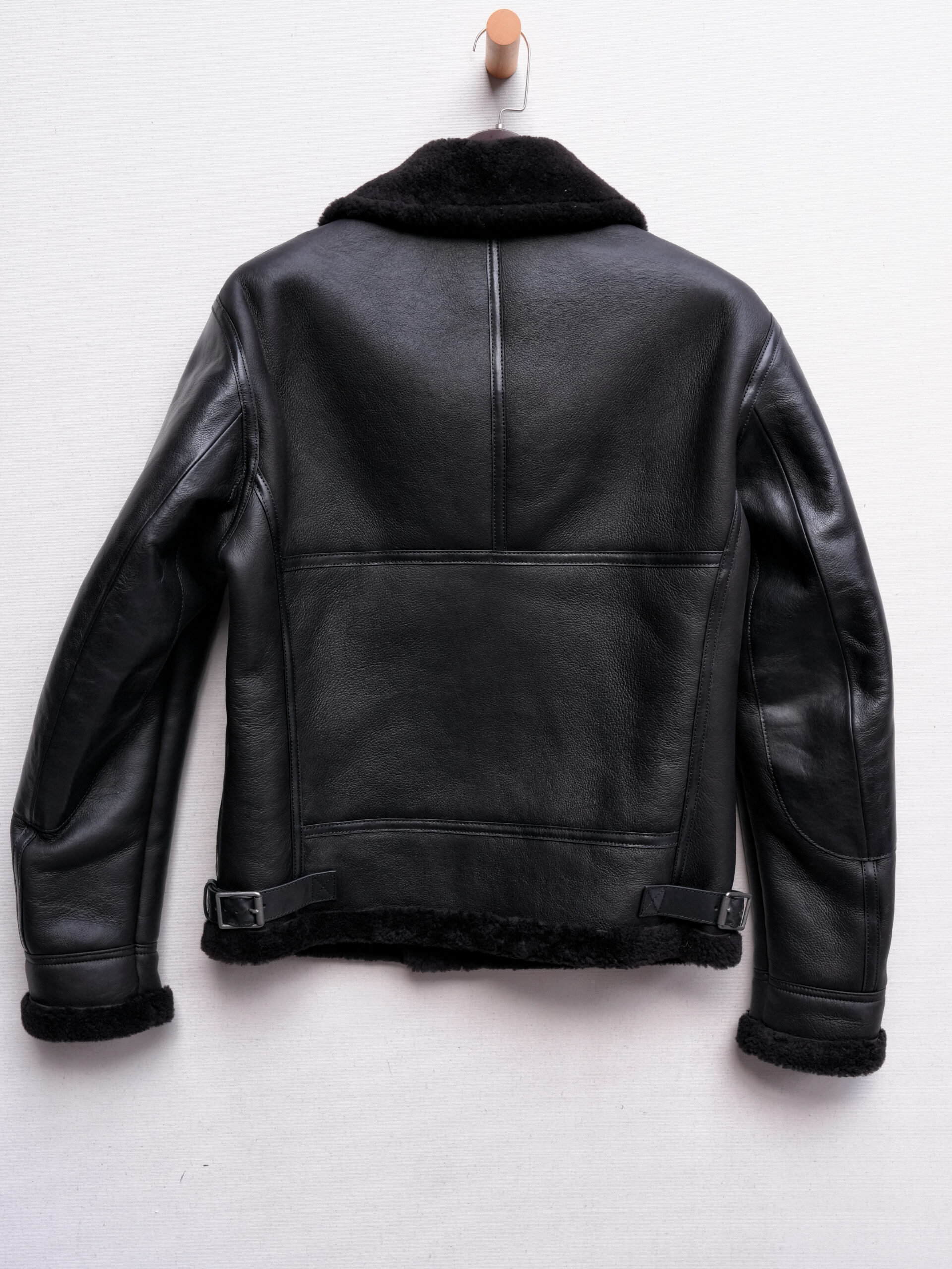 TRAD BAND B3 Fitted Fur Flight Jacket - Image 3