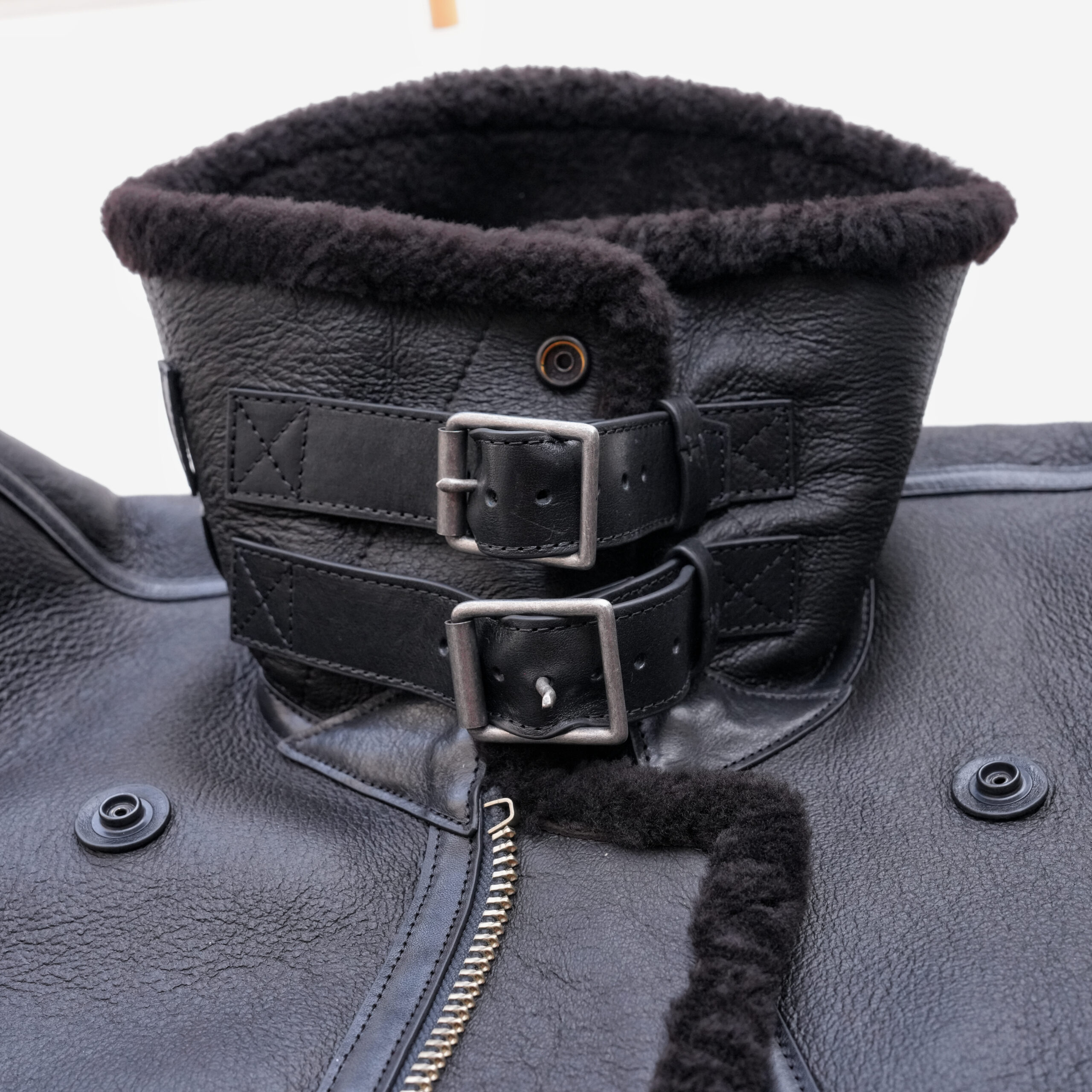 TRAD BAND B3 Fitted Fur Flight Jacket - Image 8