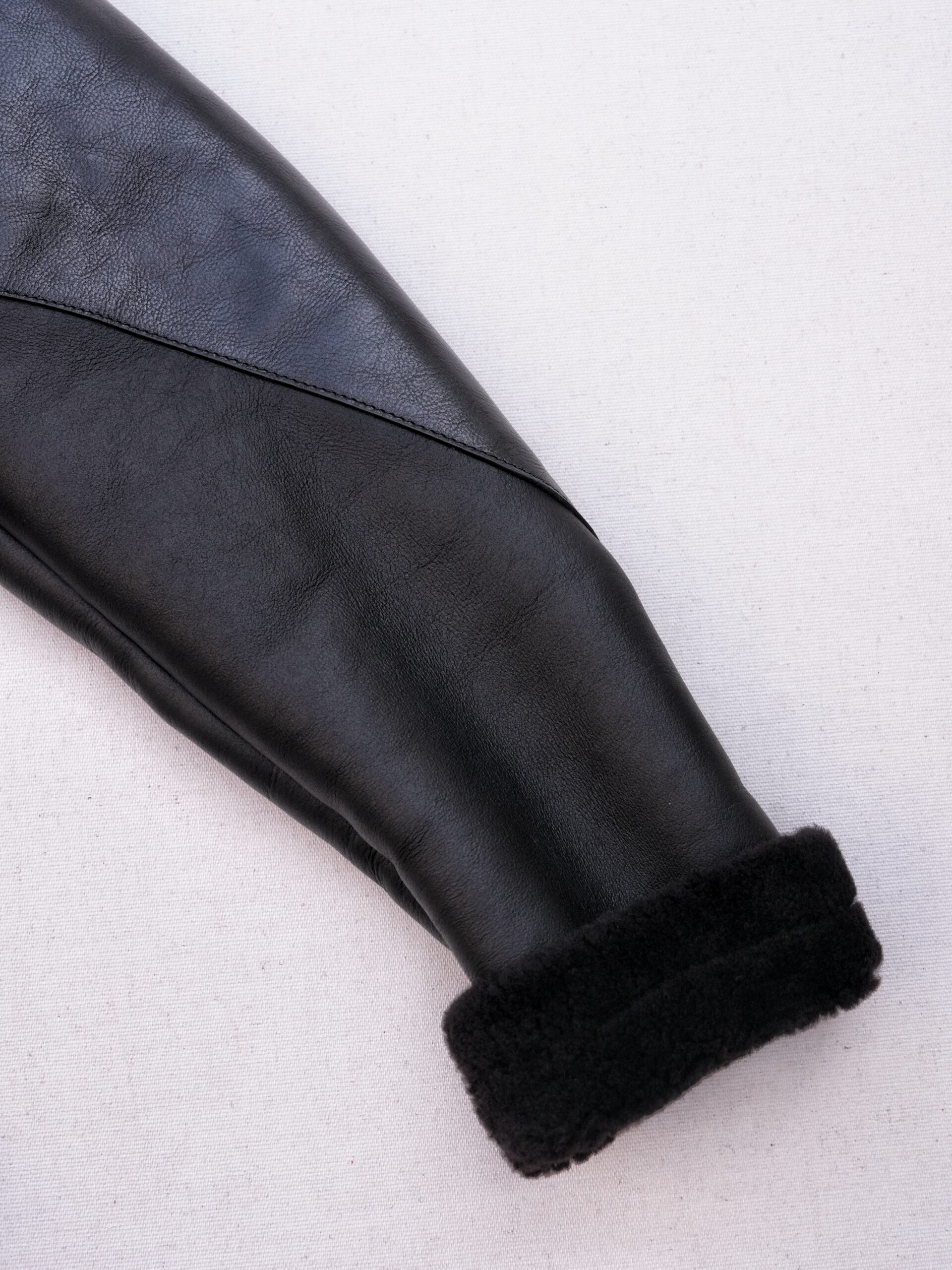 TRAD BAND B3 Fitted Fur Flight Jacket - Image 10