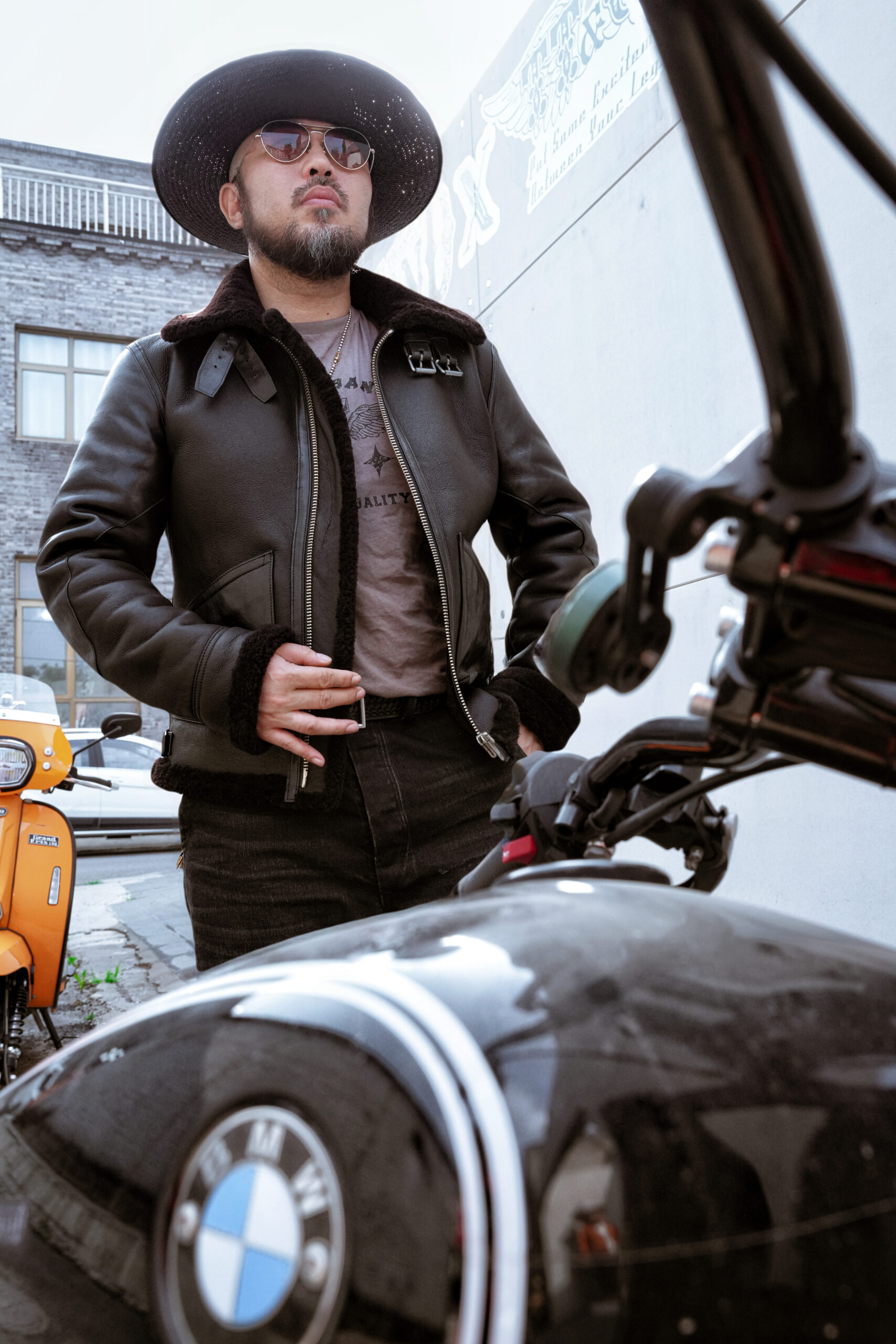 TRAD BAND B3 Fitted Fur Flight Jacket - Image 11