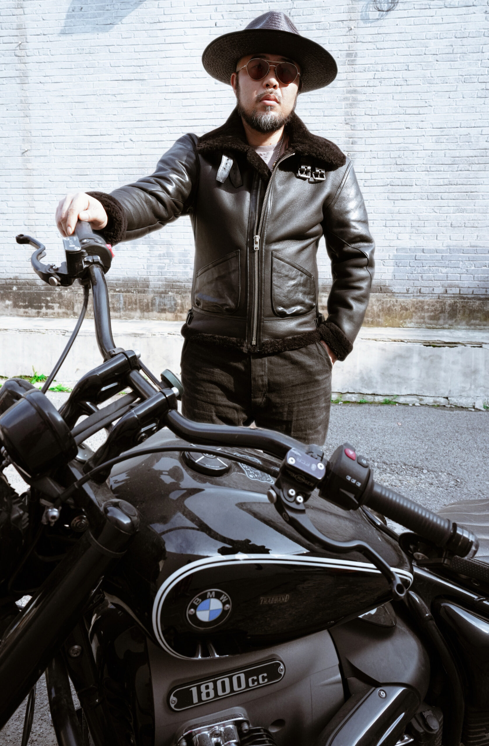 TRAD BAND B3 Fitted Fur Flight Jacket - Image 14