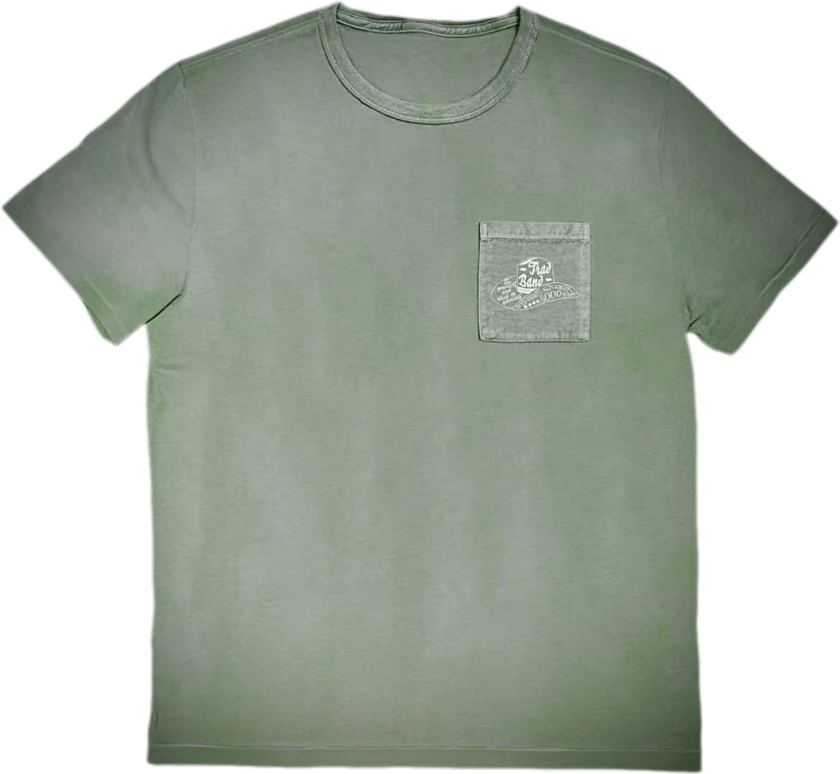 TRADBAND26 new T-shirt, the encounter of East and West: washed green - Image 3